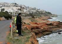 Comienzan los trabajos en el litoral de Peñíscola para la reconstrucción de sus accesos a la zona sur