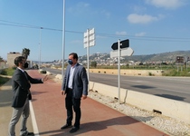 Final de las obras de instalación de alumbrado público en la carretera Peñíscola- Benicarló