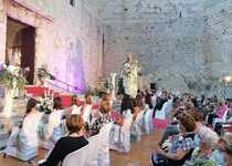 Peñíscola culmina la celebración del Día de la Patrona con las loas del Grup Cultural de Danses y de la Dansa Batalla