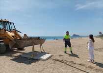 Peñíscola última la adecuación de sus playas para la temporada de baño