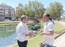 Peñíscola avanza en las tareas rutinarias de limpieza del Ullal de l'Estany