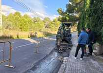 El Ayuntamiento de Peñíscola inicia la instalación de alumbrado de Edison a Fontnova