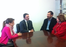 El alcalde recibe al nuevo presidente de la Asociación de Amigos de la Cultura Española