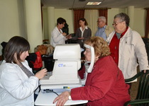 La Campaña de Detección Precoz del Glaucoma del Hospital Provincial llega al Centro Social de Peñíscola