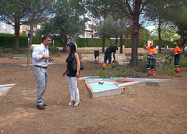 El Ayuntamiento de Peñíscola inicia la limpieza, desbroce y adecuación del minigolf de Fontnova