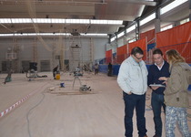 Las obras del pabellón polideportivo municipal de Peñíscola finalizarán en los  próximos días