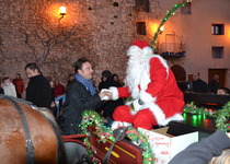 Papá Noel visita a los niños de la Ciudad del Mar