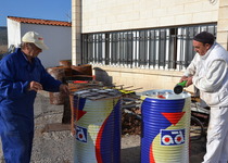 La Brigada Municipal de Obras y Servicios de Peñíscola avanza en los preparativos de la festividad de Sant Antoni