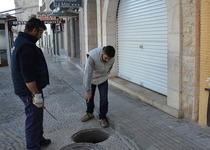 El Ayuntamiento de Peñíscola efectúa mejoras en la red de aguas fecales
