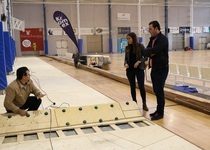 Nueva grada telescópica para el polideportivo de Peñíscola