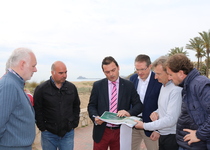 El subdelegado del Gobierno visita las obras de mejora de las playas de Peñíscola, Benicarló y Vinaròs con una inversión de 400.000 euros
