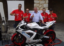 Peñíscola acoge la presentación del HE-LE TEAM y su moto para las 24h de Montmeló