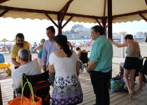 El servicio de salvamento y socorrismo en playas en Peñíscola resuelve 2600 asistencias en tierra y 35 rescates durante el mes de julio