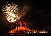 Peñíscola inaugura el XXIV Festival de Música Antigua y Barroca con el Piromusical en la Playa Norte