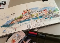 Peñíscola se prepara para acoger a más de 200 dibujantes y pintores en la I Trobada USK del Mediterráneo, este sábado